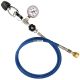 Fill Whip, 6',Scuba Yoke Adapt,Valve,Gauge,CGA-346